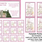 Printed Fairytale Personalized Birthday Package