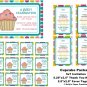 Digital Cupcake Personalized Birthday Package