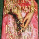 The Reluctant Suitor by Kathleen E. Woodiwiss Regency Romance Hardcover Dust Jacket 2003 Large Print