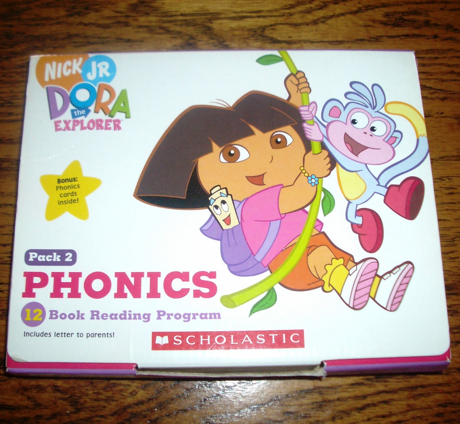 Dora the Explorer Pack 2 Phonics 12 Book Reading Program from Scholastic