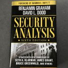 Security Analysis: Principles and Techniques by Benjamin Graham, David L. Dodd 2009 6th Ed