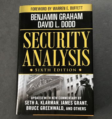 Security Analysis: Principles and Techniques by Benjamin Graham, David L. Dodd 2009 6th Ed