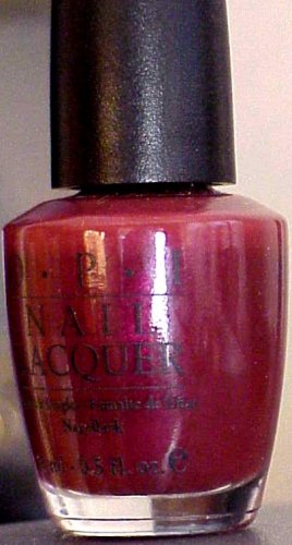 OPI Unknown Deep Red Shimmer Polish