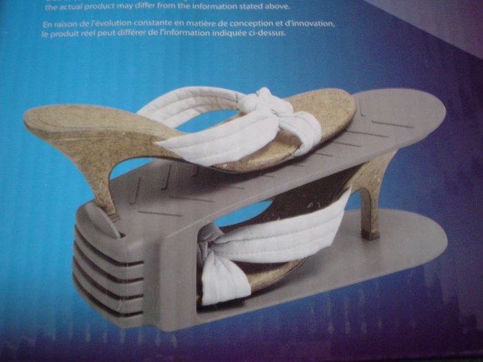 SHOES SPACE SAVER ORGANIZER STACK AND STORE NEW IN BOX
