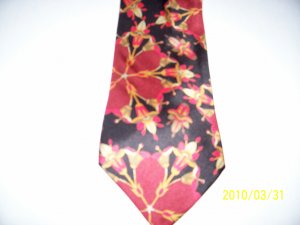 AUTHENTIC STYLISH Men Tie 100% SILK ITALY NEW  Floral