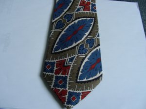 AUTHENTIC STYLISH Men Tie 100% SILK ITALY NEW  Floral