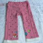 NEW BABY UNISEX LONG PANTS EMBROIDERY SIZE 12-24 MONTHS WITH TAG