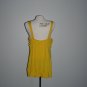 NEW BEAUTIFUL LADIES MINI DRESS / TOP SIZE LARGE COLOUR YELLOW MINI RUFFLES