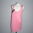 NEW ELEGANT LADIES MINI DRESS / TOP SIZE SMALL COLOUR LIGHT PINK