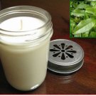 Green Tea Soy 8oz Jar Candle Triple Scented! 50+hrs