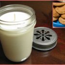 Snickerdoodle Soy Candle 8oz Jar Triple Scented  50+hrs