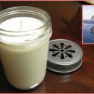 Seaside Soy Candle 8oz Jar Triple Scented!!  50+ hours!