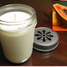 Mango & Papaya Soy Candle 8oz Jar Triple Scented!!!