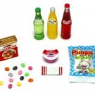 Re-Ment  3 O'clock Snacks Set Candy Soda