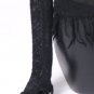 Black Fringed Sweater