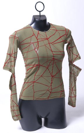Green Red Web Longsleeve