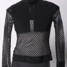 Mesh Black Longsleeve Top