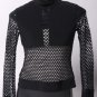 Mesh Black Longsleeve Top