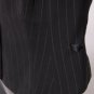 Black Pinstriped Vest