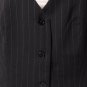 Black Pinstriped Vest