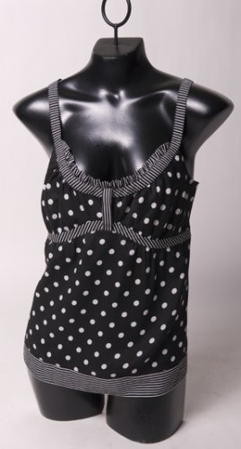 Black & White Polka Dot Tank