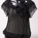 Sheer Black Blouse