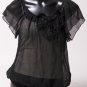 Sheer Black Blouse