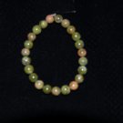 Unakite Bead Bracelet