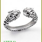 CIELO COUTURE elaborate silvertone Safari rhinestone fashion bracelet on sale.