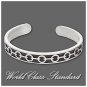 J. R.Lacoste fashion bracelet with Absolu® pewter with black enamel boutique design.