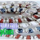 Set of fashion bracelets flaunts a vividly hue of  Voi SINFUL® semiprecious stones.