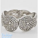 Rhinestones high fashion bracelet and free fashion gifts by AFFIRMATION COUTURE.