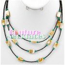 JONFRANCA women's fine Paramount selected turquoise shell fashion necklace on sale.