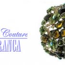 Green flower stones fashion bracelet with free complimentary gifts by JONFRANCA.