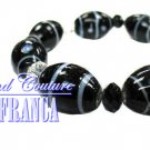 Blue ribbon glass beads fashion bracelet with free complimentary gifts by JONFRANCA.