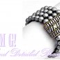 A sophisticated designer inspired bracelet features a combination of luxury and style.