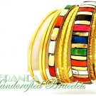 Festive Paramount® Mosaic stones, goldmoda and multi colors.  JONFRANCA fashion bracelet.