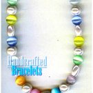 GILVANDIA COUTURE handcrafted rainbow color stones fashion bracelet on sale.