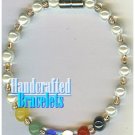 AFFIRMATION MUNDO handcrafted Brazilian colorful gemstones fashion bracelet on special.