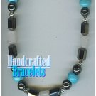 AFFIRMATION MUNDO handcrafted Mexican turquoise gemstones fashion bracelet on sale.