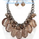 Black diamondz stones in a array of sizes by JONFRANCA CIAGA. Wholesale necklaces.
