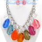 Grand gum drop stones fashion necklace by JONFRANCA CIAGA.