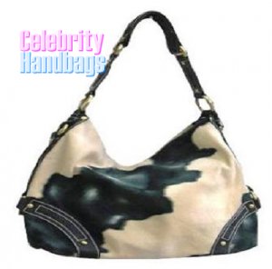 Amazing!...Black and tan wildlife pattern celebrity handbag by AFFIRMATION on sale now.