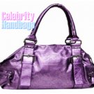 Exquisite...Fine couture styled intense purple celebrity handbag by AFFIRMATION on sale now.