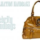 AFFIRMATION deep yellow tote fashion handbag on sale.