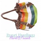 Harid & Fenwik women's multi color Brazilian tote fashion handbag on sale.