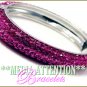 MEDIA ATTENTION Paramount® fuchsia ice rhinestone fashion bracelet on sale.