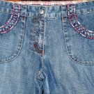 Gymboree Holiday Friends Plaid Trim Jeans Sz 9