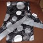Coach Polka Dot Grey Oblong 100% Silk Scarf NWT 98889