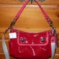 COACH Red Patent Leather Poppy GROOVY Bag 13852 NWT